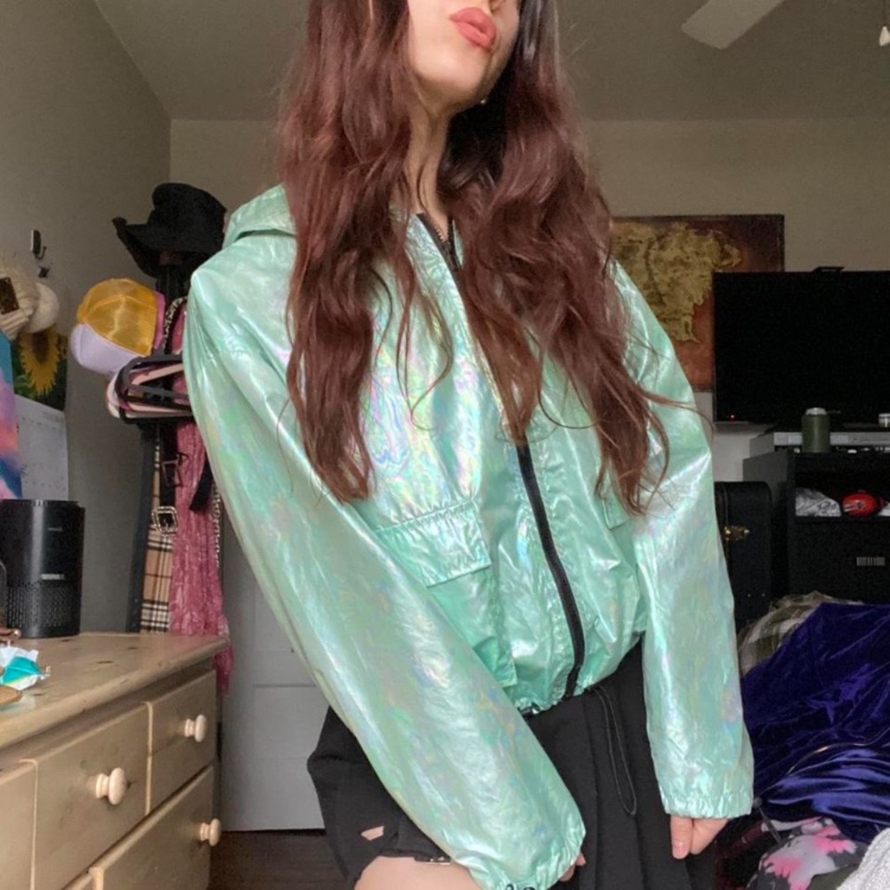 Iridescent Windbreaker
